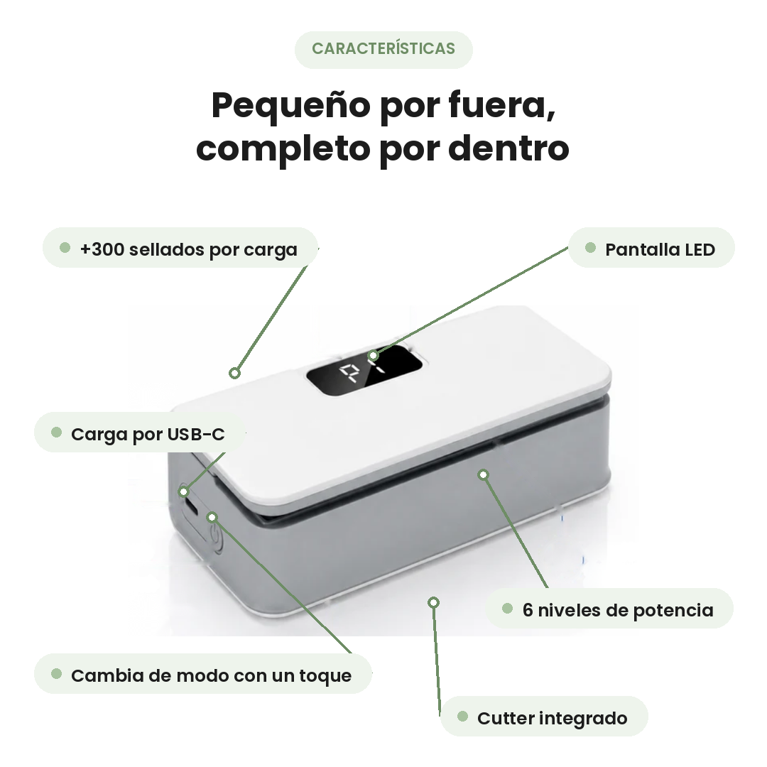 Sellador de Bolsas Magnético