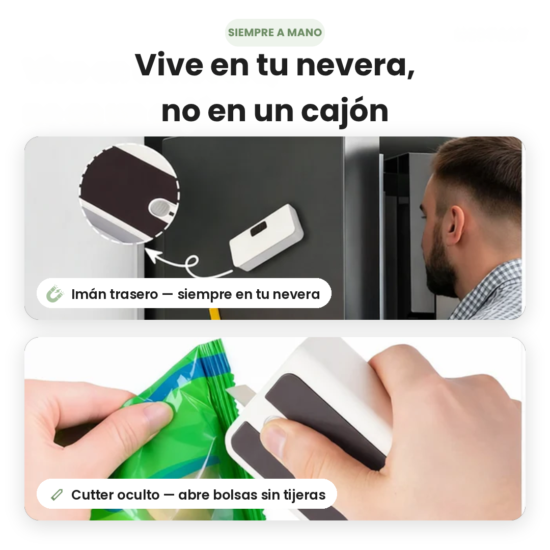 Sellador de Bolsas Magnético