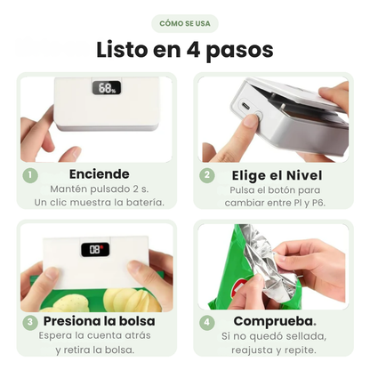 Sellador de Bolsas Magnético