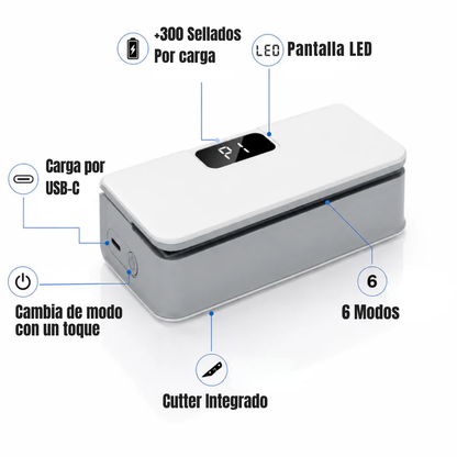 Mini Sellador de Bolsas Magnética